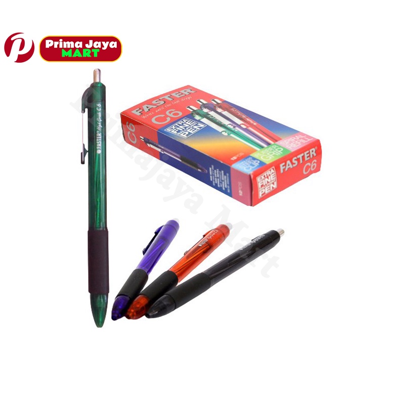 

Pulpen Faster C6 - Black ( Pcs )