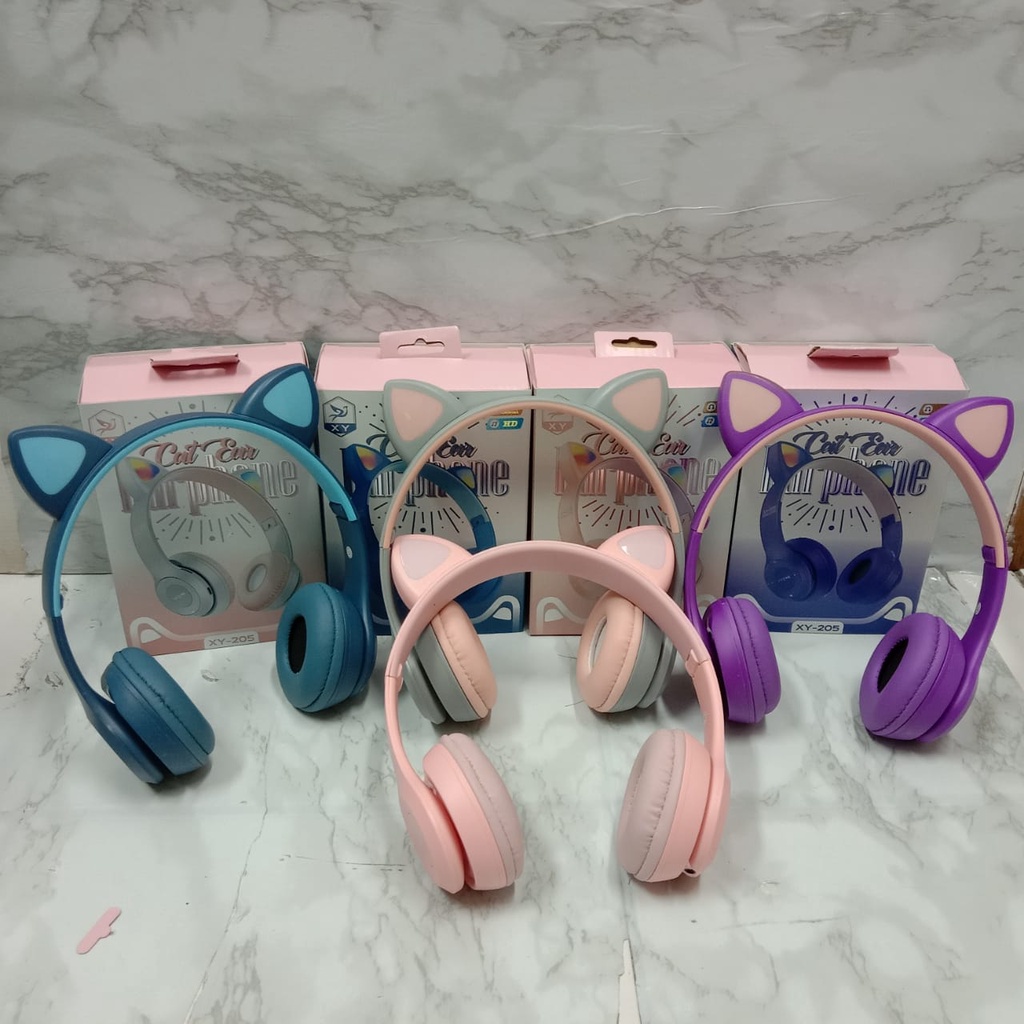 PROMO Headphone Earphone Headset Bluetooth Bando Anak Laki-laki dan Perempuan - Headphone Gaming Nir