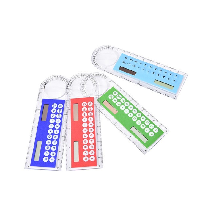 

:=:=:=:=] LM981 3in1 Kalkulator 8 Digit Tega Surya Mini dengan Fungsi Penggaris