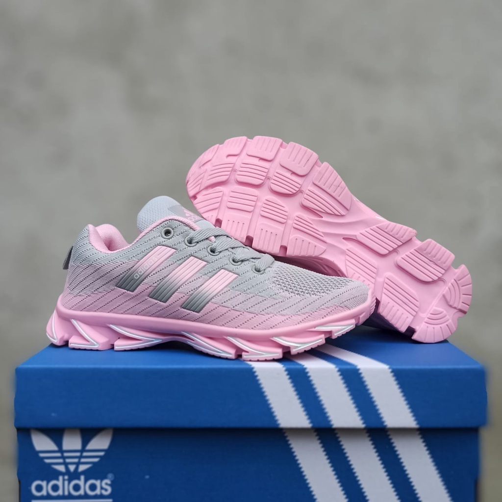 SEPATU ADIDAS SPRINGBLADE HITAM PINK IMPORT / SEPATU SNEAKERS WANITA REMAJA KEREN / SEPATU SPORT CEW