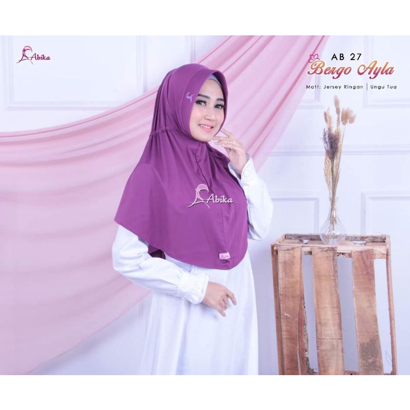 Kerudung Instan Kerudung Bergo Bergo Ayla by Abika