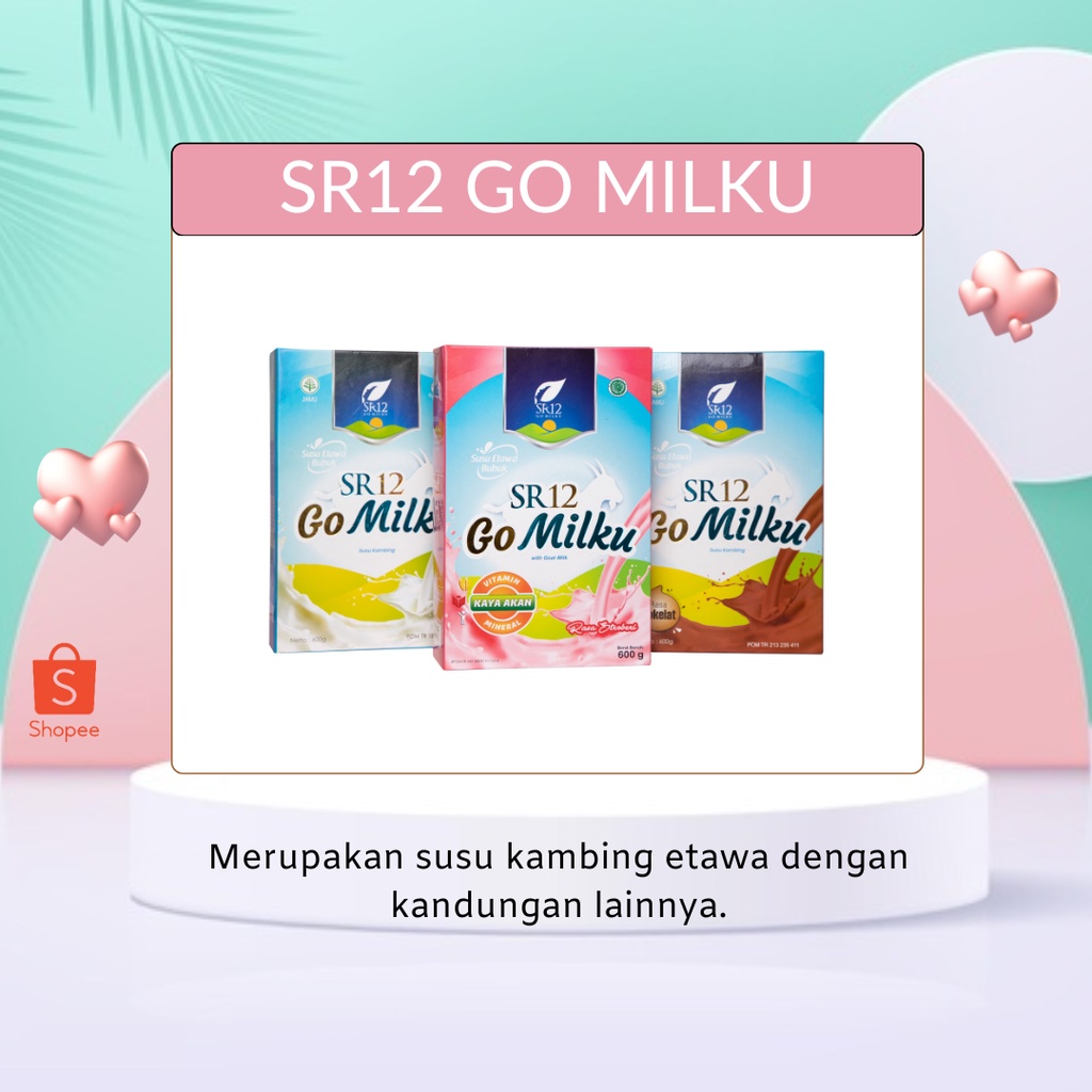 

SR12 GO MILKU / ORIGINAL / SUSU KAMBING ETAWA / PREMIUM