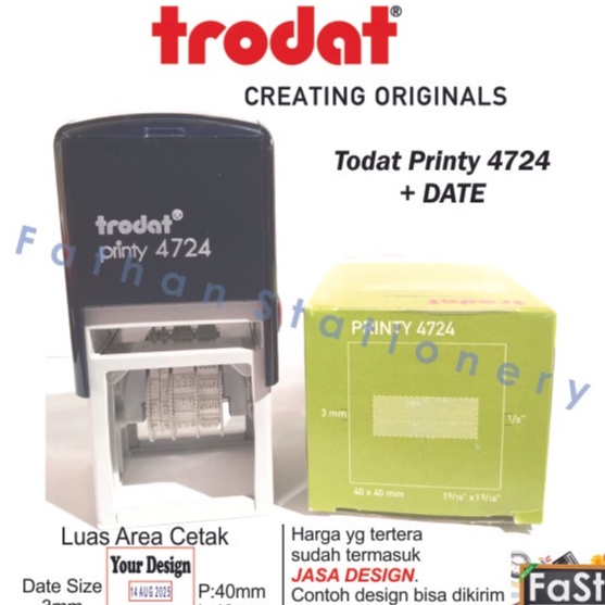 

Stempel Otomatis + Tanggal Trodat Printy 4724