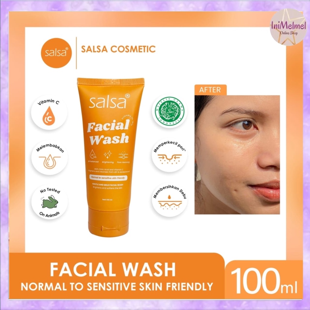 Jual Salsa Facial Wash 100 ML Shopee Indonesia