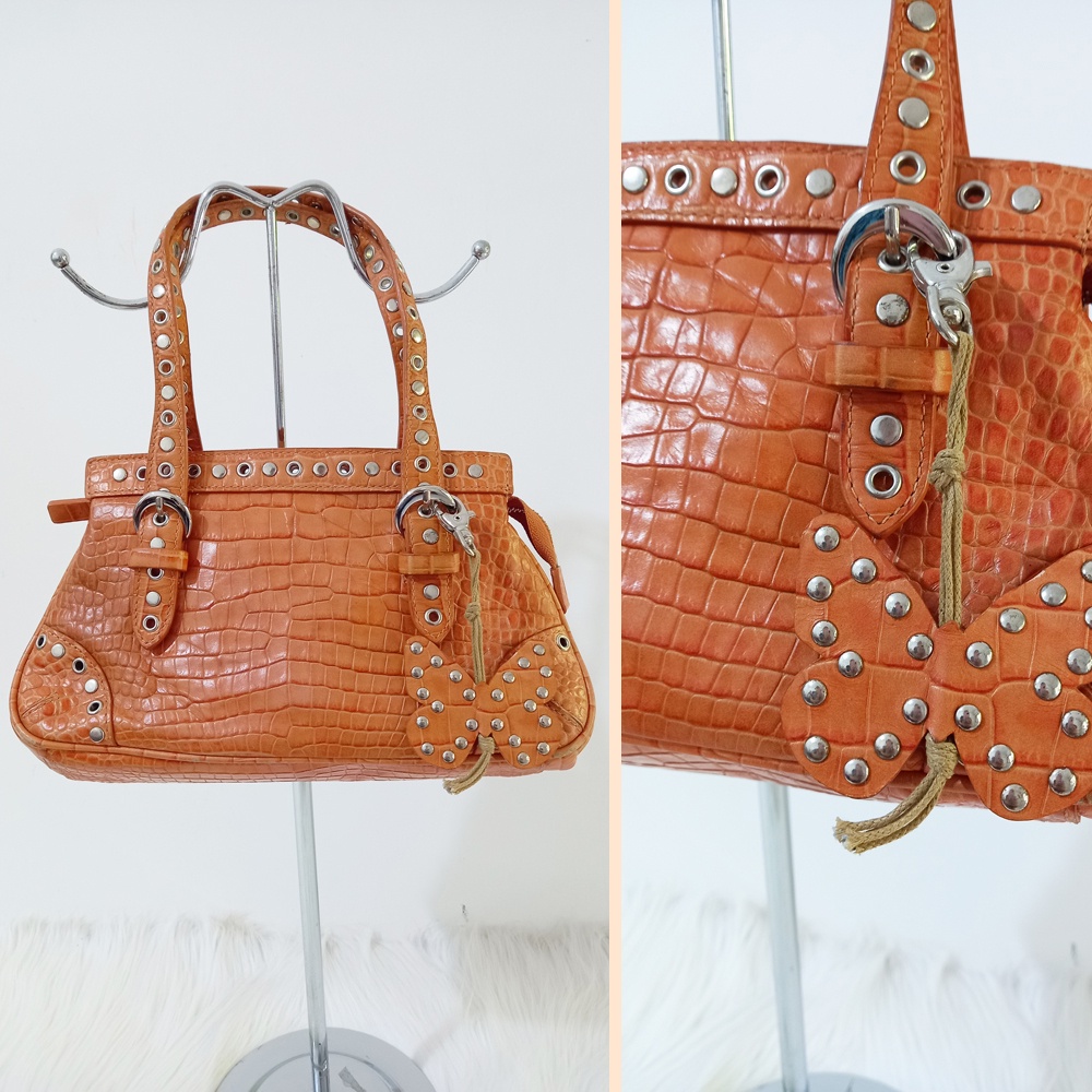 tas wanita kulit asli original branded vintage