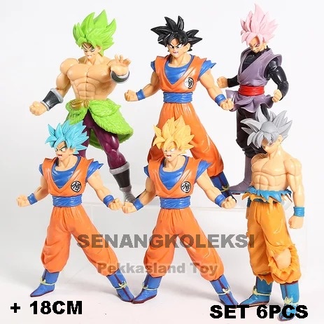 Figure set 6 dragon ball son goku Termurah