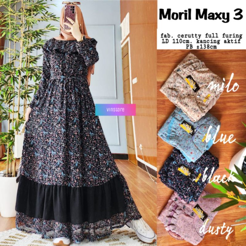 Moril Narenda Sahira ceruti gamis dress by VINSTORE