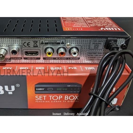NEW STB Luby Receiver TV STB Digital DVB T2-02 Support WIFI Dongle