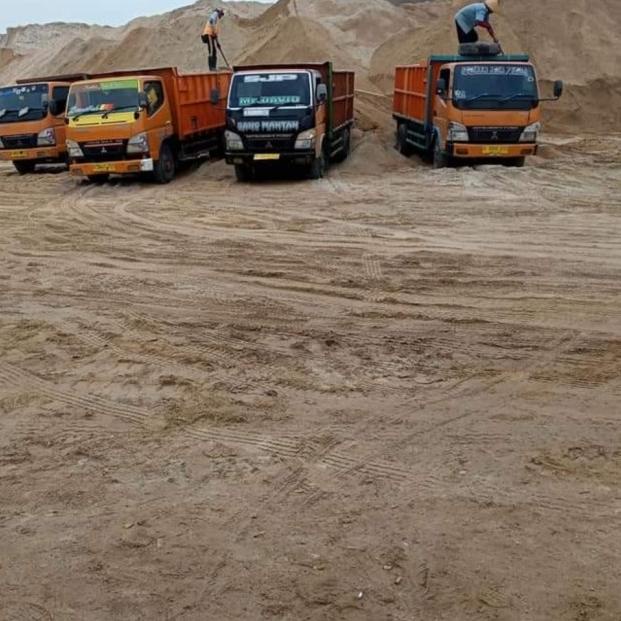 ongkir material pasir,sirtu,batu,dlll