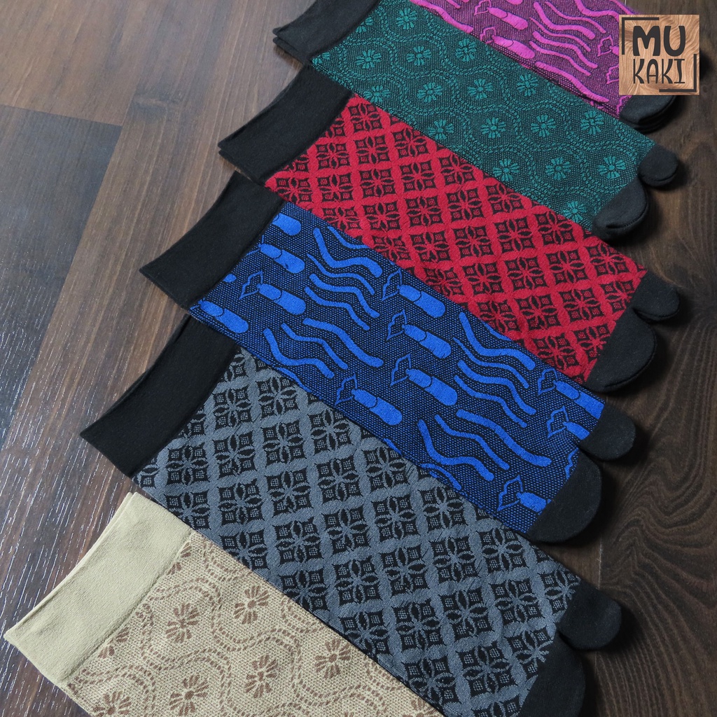 Kaos Kaki Jempol Stocking Korea Motif Warna Mukaki