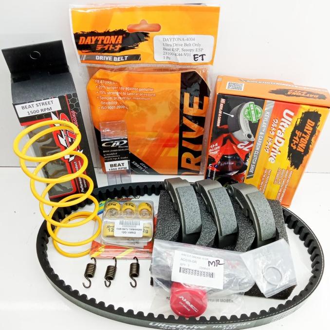 PAKET CVT UPGRADE KIRIAN DAYTONA BEAT STREET 2019, BEAT ESP, BEAT POP