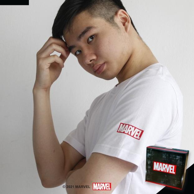 Kaos Polos MARVEL Premium Cotton MKW35 - Putih, S