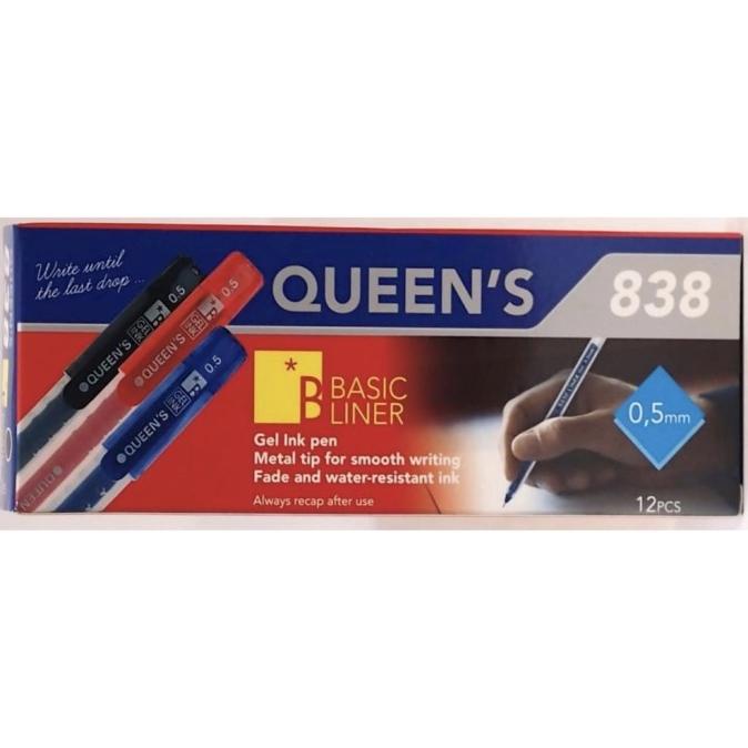 

TERBARU Pulpen Gel Faster Queens 838 0.5mm 12pcs /ALAT TULIS AESTHETIC/ALAT TULIS SEKOLAH/ALAT TULIS SET/ALAT TULIS LENGKAP/ALAT TULIS ANAK/ALAT TULIS LUCU