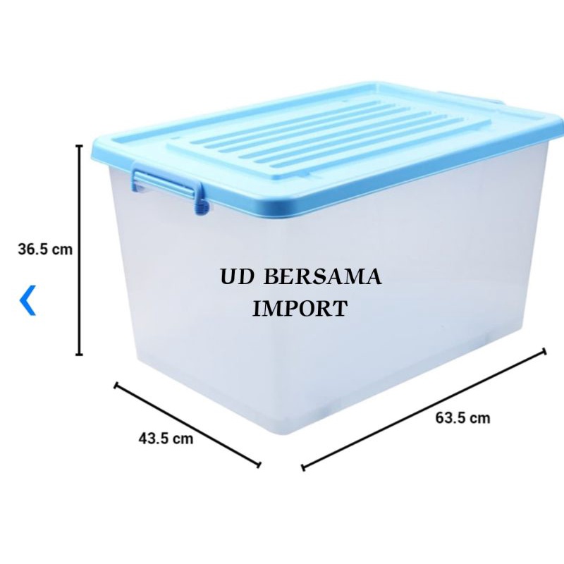 KRISHOME Kotak Penyimpanan Serbaguna 70Ltr/Box MultiFungsi/Storage Box