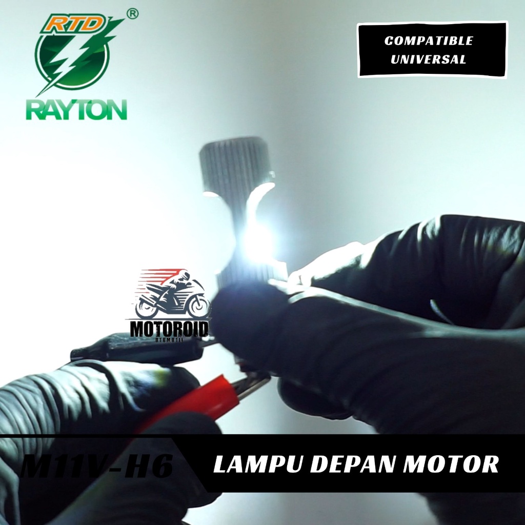 LAMPU RTD M11V-H6 8 MATA LED MOTOR BEBEK MATIC RAYTON Power 9W 8L