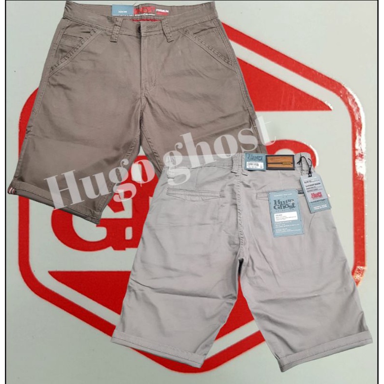 CELANA PENDEK KATUN SATEN CINOS HUGOGHOST ORIGINAL