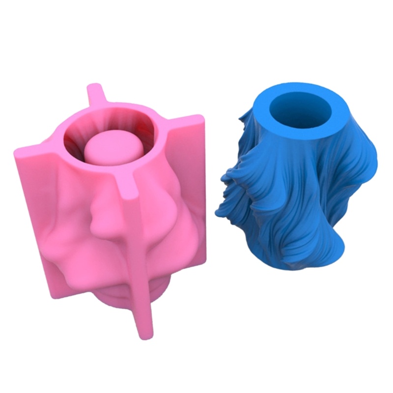 Siy Cetakan Pot Bungatanaman Succulent Bahan Silikon Desain Geometri Ukuran Mini Untuk Rumah