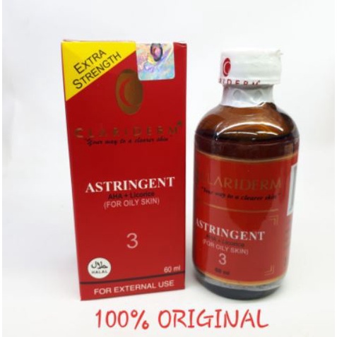 TONER CLARIDERM 60.ML ORIGINAL 100% - CLARIDERM  ASLI - CLARIDERM  ORI - CLARIDERM  ORI PHILIPINES -