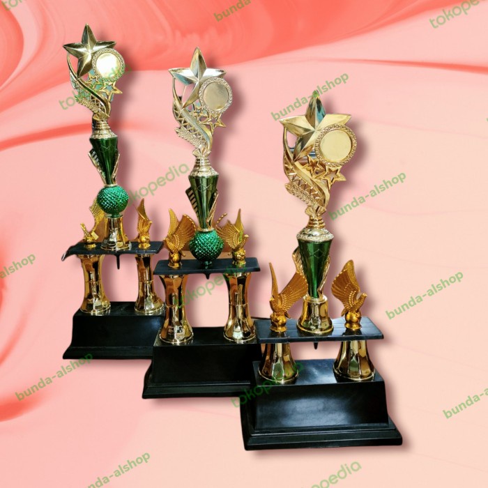 Jual Piala Trophy Tropi Set Kaki Plastik Juara Bagus Murah Shopee Indonesia