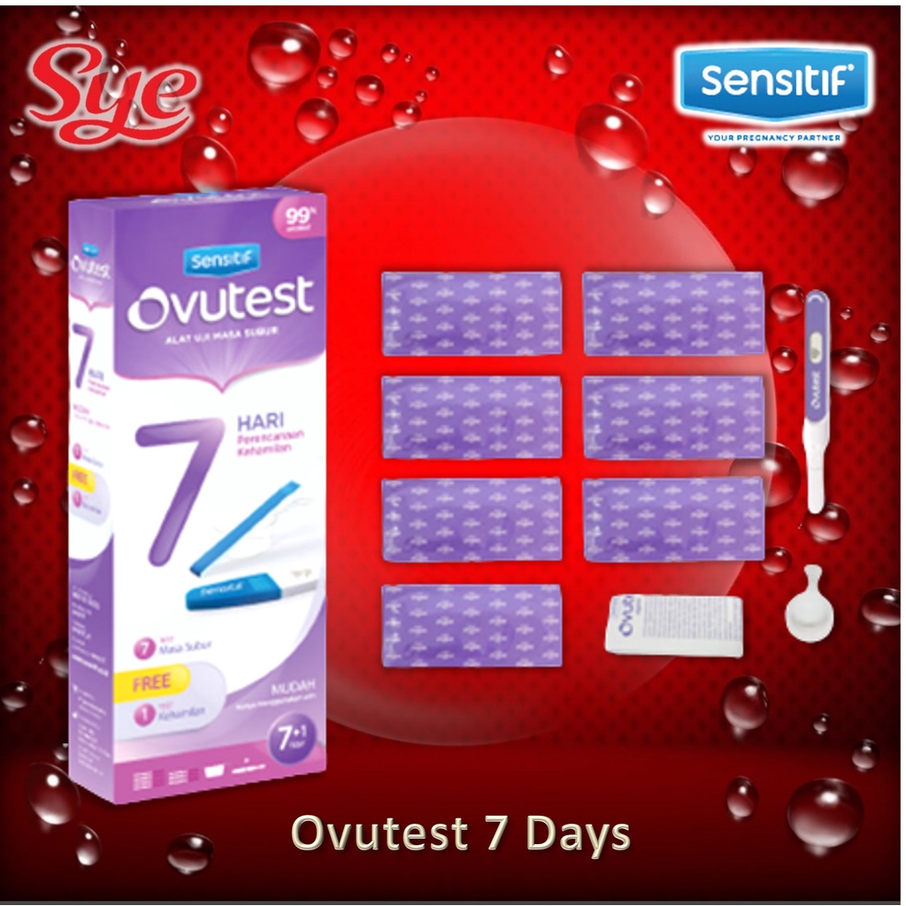 BPOM OVUTEST 7 DAYS PLAN / ALAT TEST KESUBURAN / OVULATION TEST