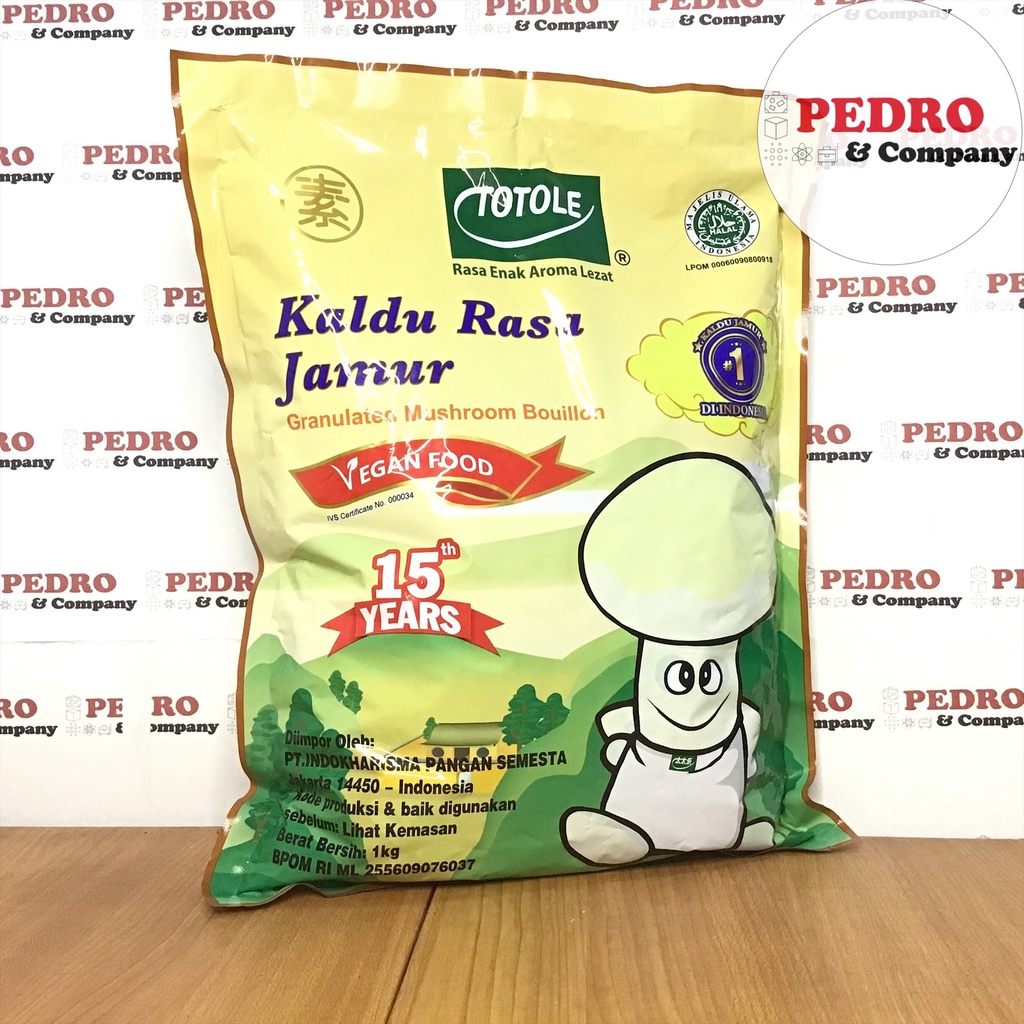

Totole mokucin kaldu rasa jamur 1 kg - vegetarian mushroom bouillon