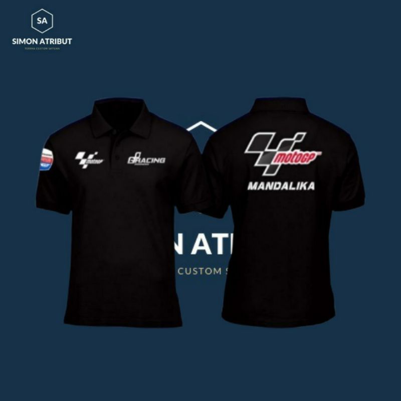 kaos polo lengan pendek // MOTOGP MANDALIKA//