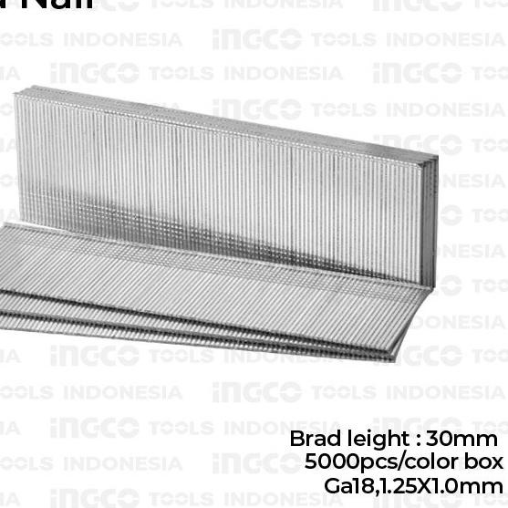 

Brad Nail (F30) INGCO ANA18301 Refill Isi Nailer Paku Tembak T F 30 mm
