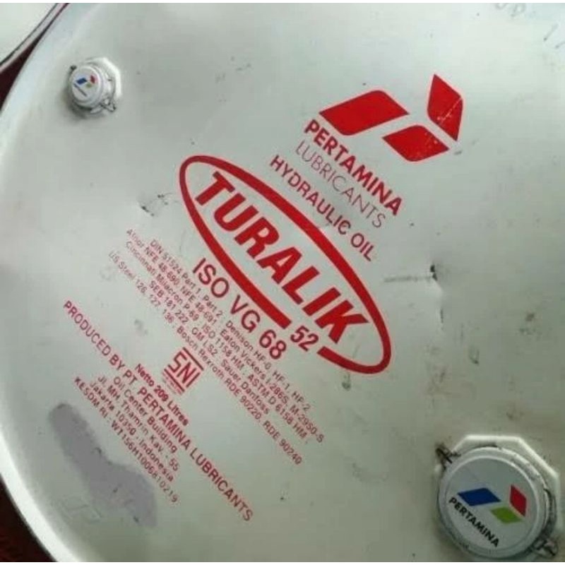 OLI HYDRAULIC/HIDROLIK TURALIK 52 DRUM 209 LITER PERTAMINA