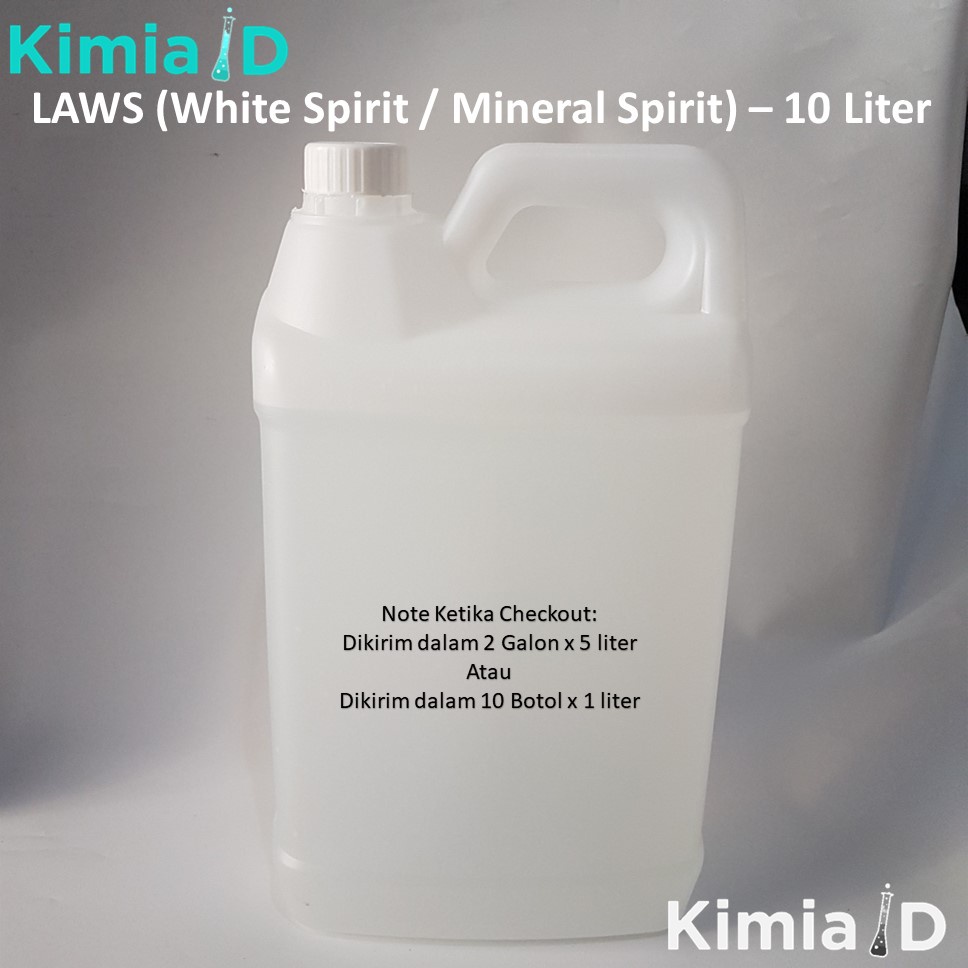LAWS 10 Liter Low Aromatic White Spirit Mineral Spirit Solvent Thinner