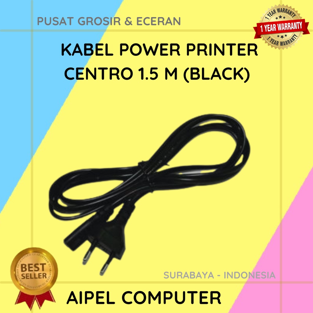KPL2C | KABEL POWER PRINTER CENTRO 1.5 M (BLACK)