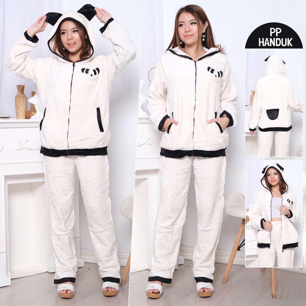 baju tidur PP wanita bahan bludru import ( seperti selimut)