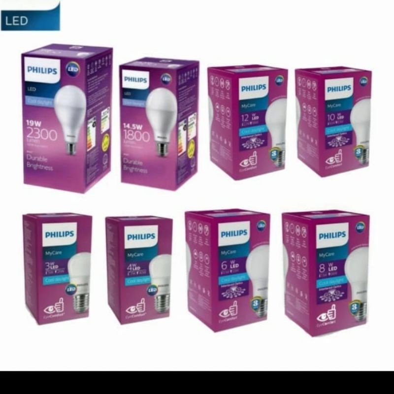 LED PHILIPS E27/LAMPU PHILIPS LED BULB