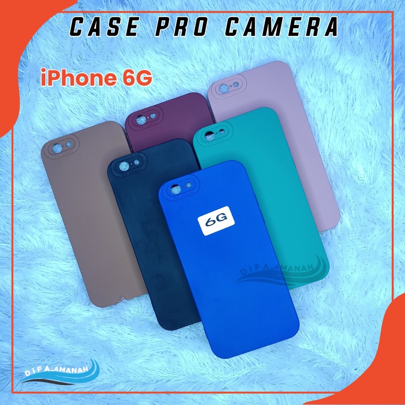 CASE IPHONE 6 G Softcase case pro camera macaron bahan tebal di jammin sesui foto master soft case pro camera