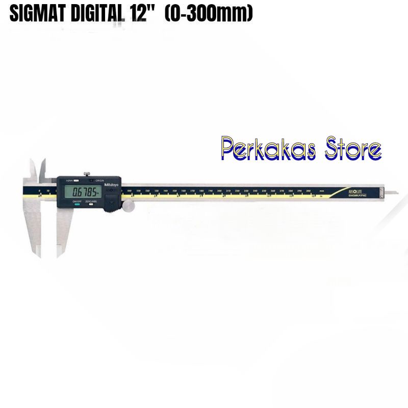 Vernier Caliper Digital 300mm MITUTOYO Sigmat Digital 12" Mitutoyo