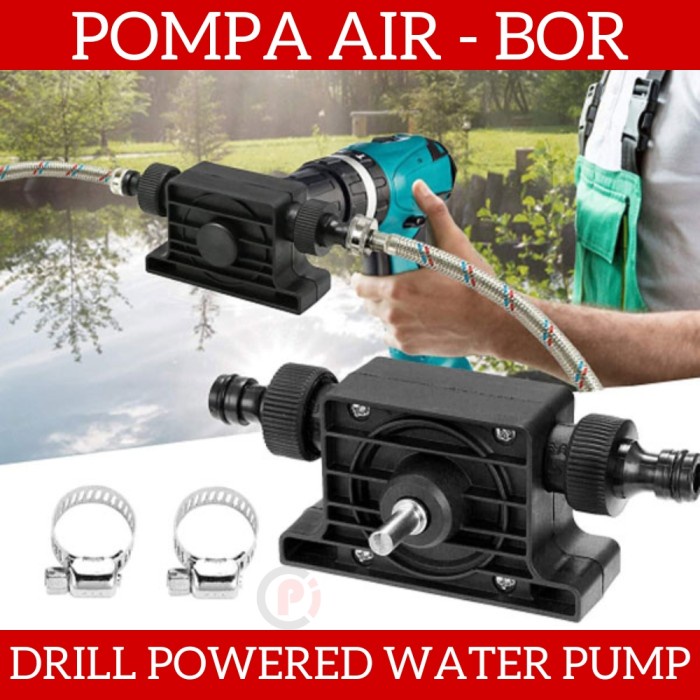 Pompa Air Tenaga Bor Electric Drill Powered Water Pump Heavy Duty M8AK