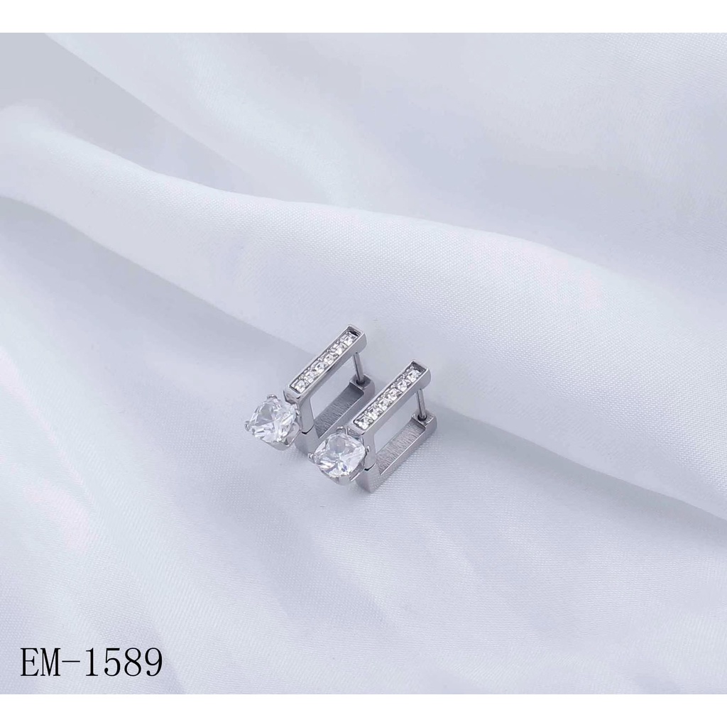 Anting Titanium Permata Perhiasan Wanita 0030/1589