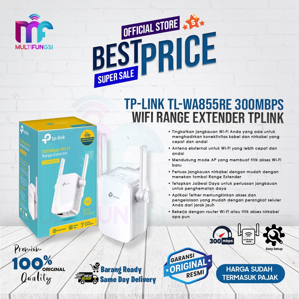 TP-LINK TL-WA855RE 300Mbps WiFi Range Extender TPLINK