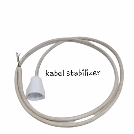 Kabel Power Stabilizer UPS Arde Broco 1/2/3/4/5 lubang 3 m Tembaga Tahan Panas TOP GOOD
