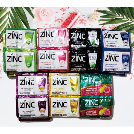 SHAMPOO ZINC SACHET 1 RENCENG ISI 12