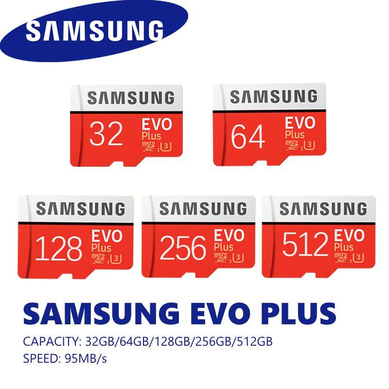 Kartu Memori 32GB/64GB/128GB/256GB/512GB Samsung Micro SD Card Kartu SD Memory Kartu TF Card Memory Card High Speed SD TF Card FREE Adapter