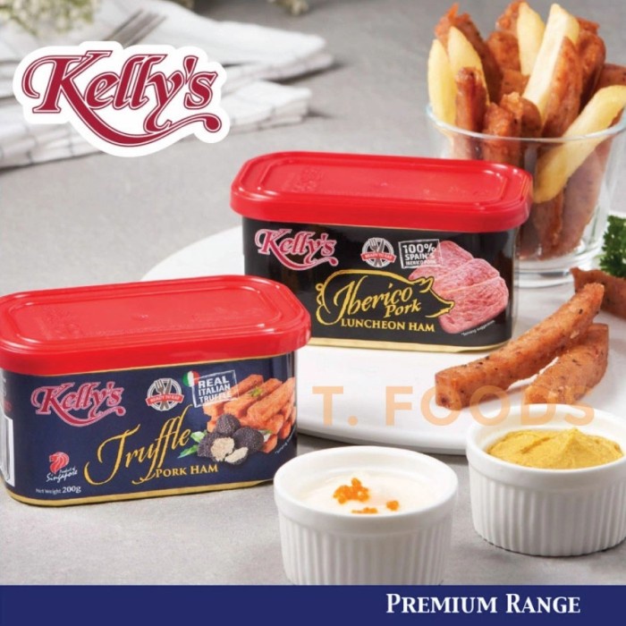 

READY Kelly Pork Luncheon Ham Premium Selection 200 grm Singapore - Truffle