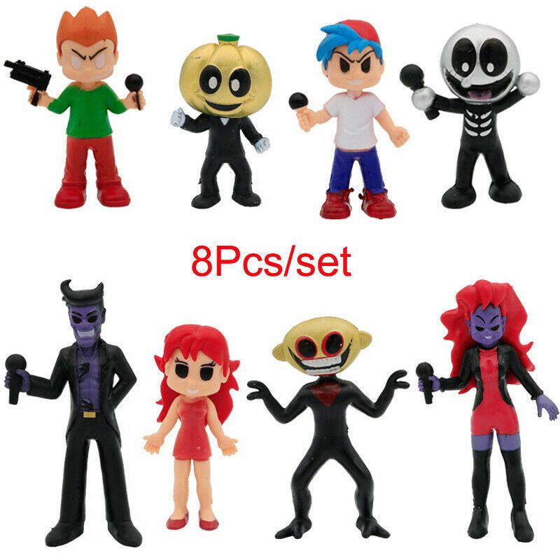 Mainan Pacar PVC Friday Night PVC Angka 8PCS/Set Funkin Anak Action Gift