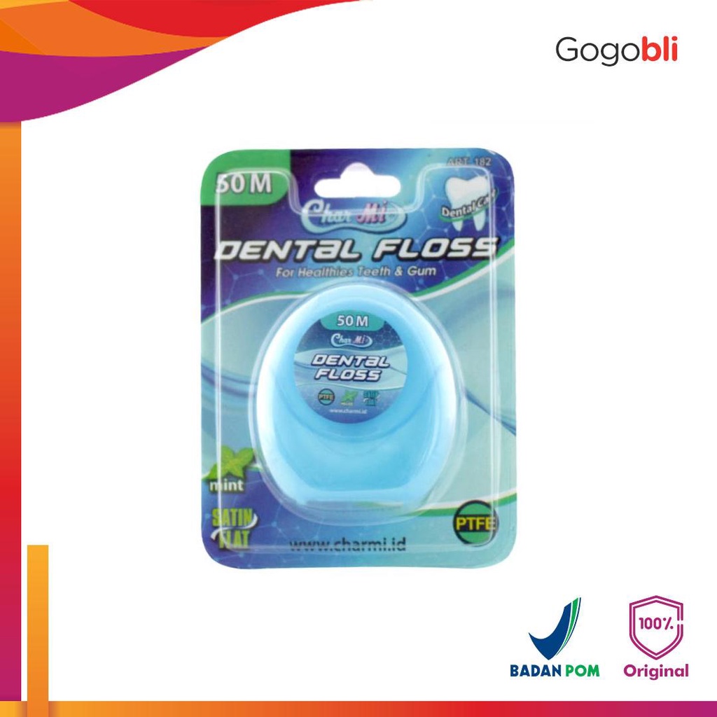Jual Charmi Dental Floss ART182 50M Shopee Indonesia