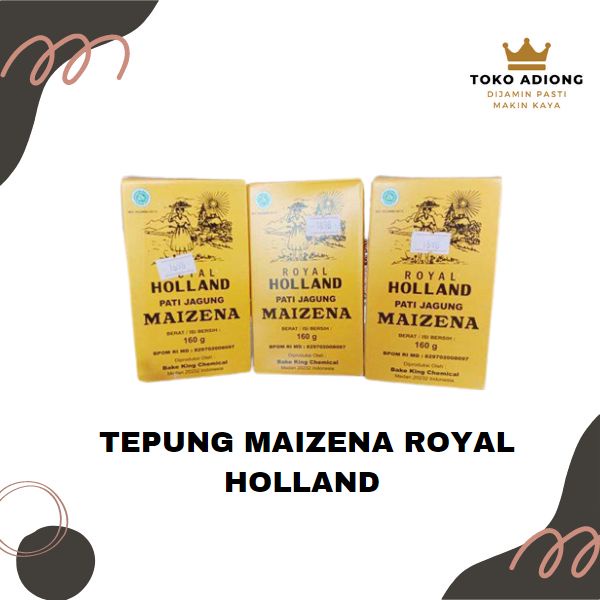 

Royal Holland Tepung Maizena Jagung Pati Roti 160 Gram