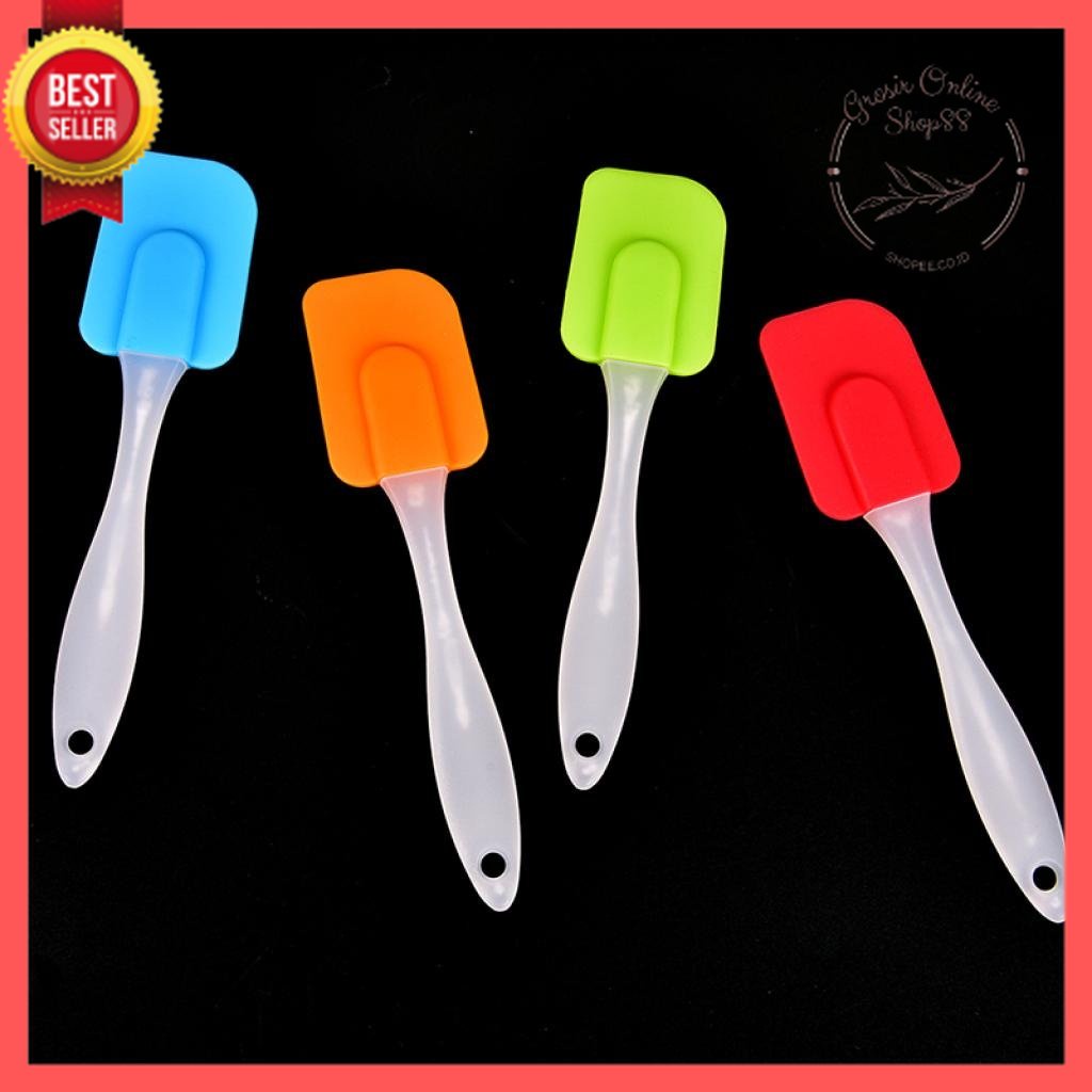 GOS - A112 - Spatula Pengikis Kue SIlicone Tahan Panas / Spatula Silikon / Pengaduk Kue Adonan