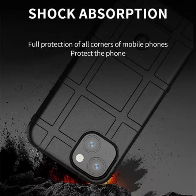 IPHONE 13 PRO MAX / 13 / 13 PRO / 13 MINI COVER RUGGED SHIELD MILITARY PREMIUM CASE SOFTCASE - IP 13