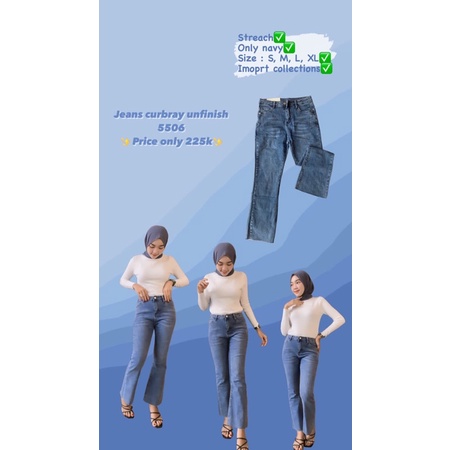 Jeans Cutbray Unfinish Premium
