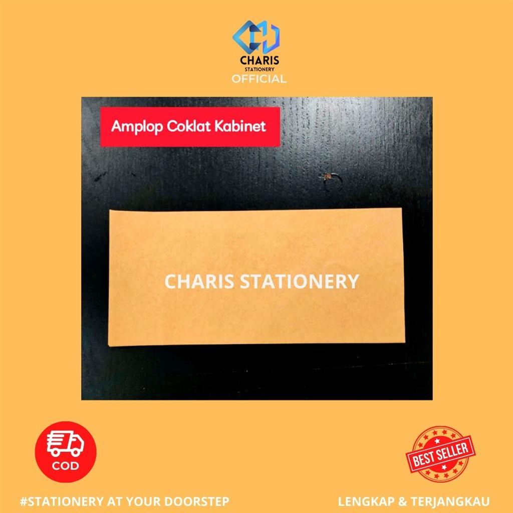 

CHARIS STATIONERY - Amplop Coklat Kabinet AKS (100 Pcs/Pak)
