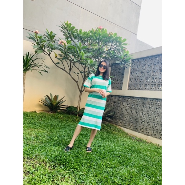 Dress oversize wanita midi knit import rajut premium bodycon korea jumbo oversized