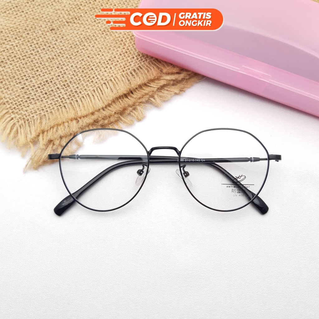 Kacamata Photocromic Anti Radiasi Minus Pria Wanita 5288